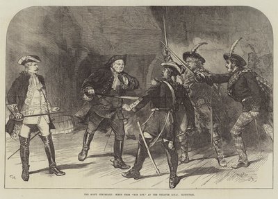 El Centenario de Scott, Escena de Rob Boy, en el Teatro Real, Edimburgo de Sir John Charles Robinson